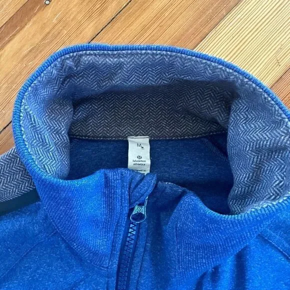 Lululemon Kung Fu Jacket II in Heathered Rugged Blue Size M - Picture 5 of 9